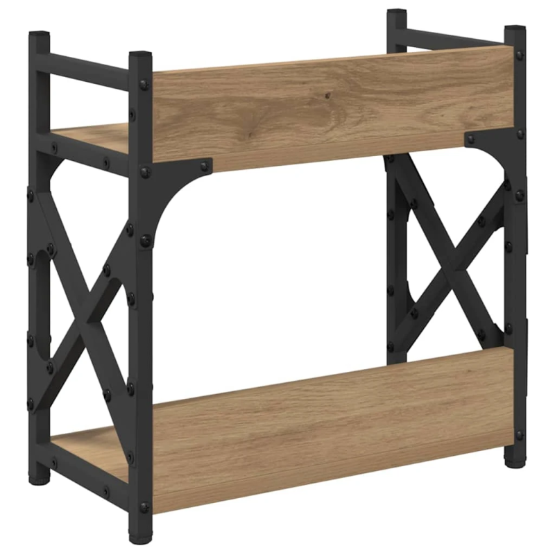 vidaXL Printera statīvs Artisānā ozols 40 x 20 x 40 cm