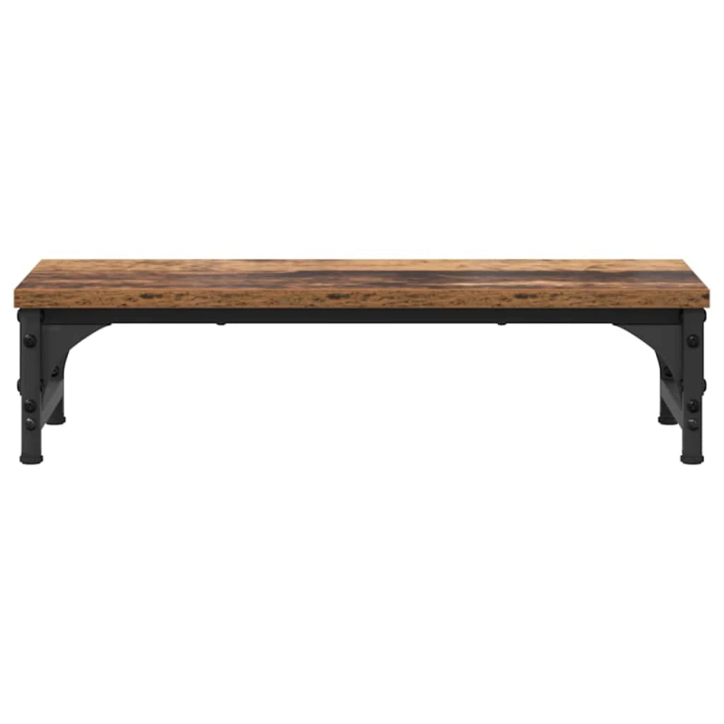 vidaXL Monitoru statīvs Vecs koks 55 x 23 x 14 cm Inženierijas koks