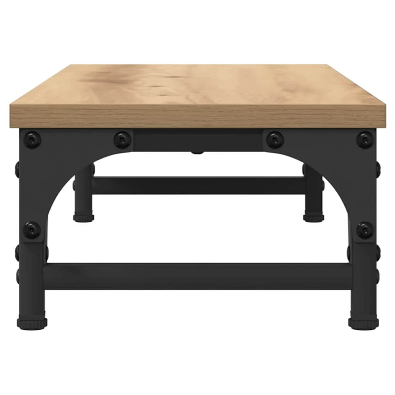 vidaXL Monitoru statīvs Artisānā ozols 55 x 23 x 14 cm