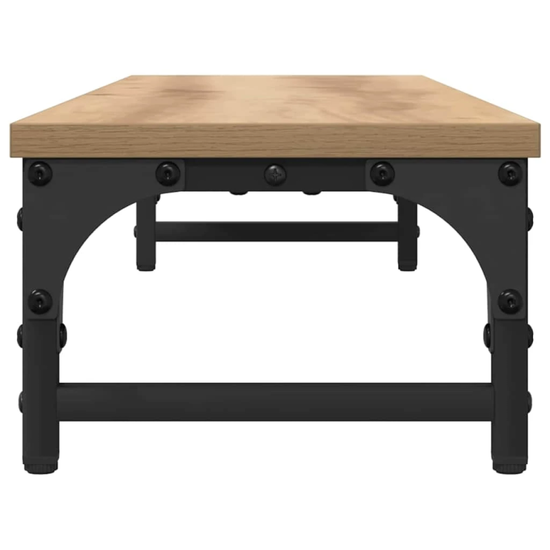 vidaXL Monitoru statīvs Artisānā ozols 85 x 23 x 15,5 cm