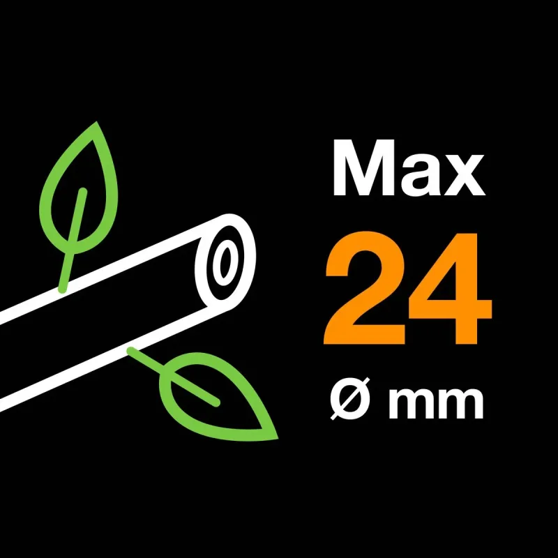 Sekatorius žalioms šakoms Fiskars P521, 20 cm