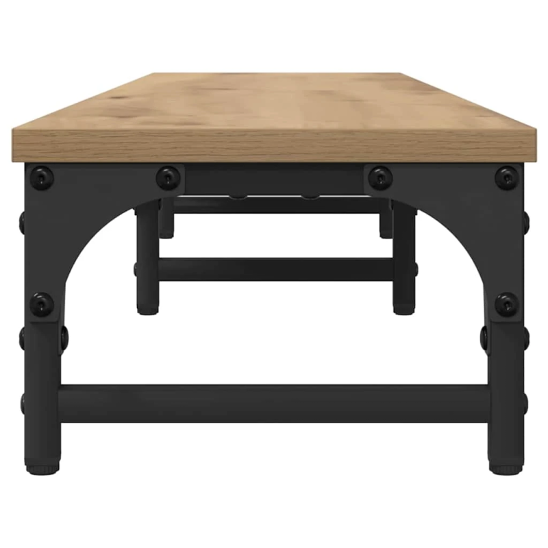 vidaXL Monitoru statīvs Artisānā ozols 105 x 23 x 15,5 cm