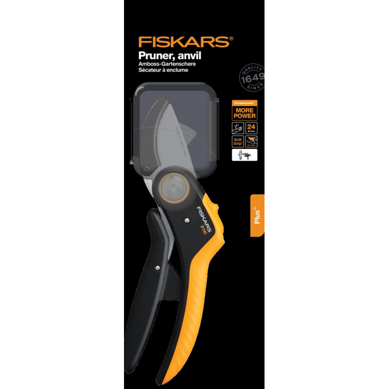 Fiskars dārza šķēres ,universālas, SoftGrip,