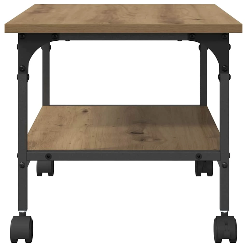 vidaXL Printera statīvs Artisānā ozols 50 x 40 x 38 cm