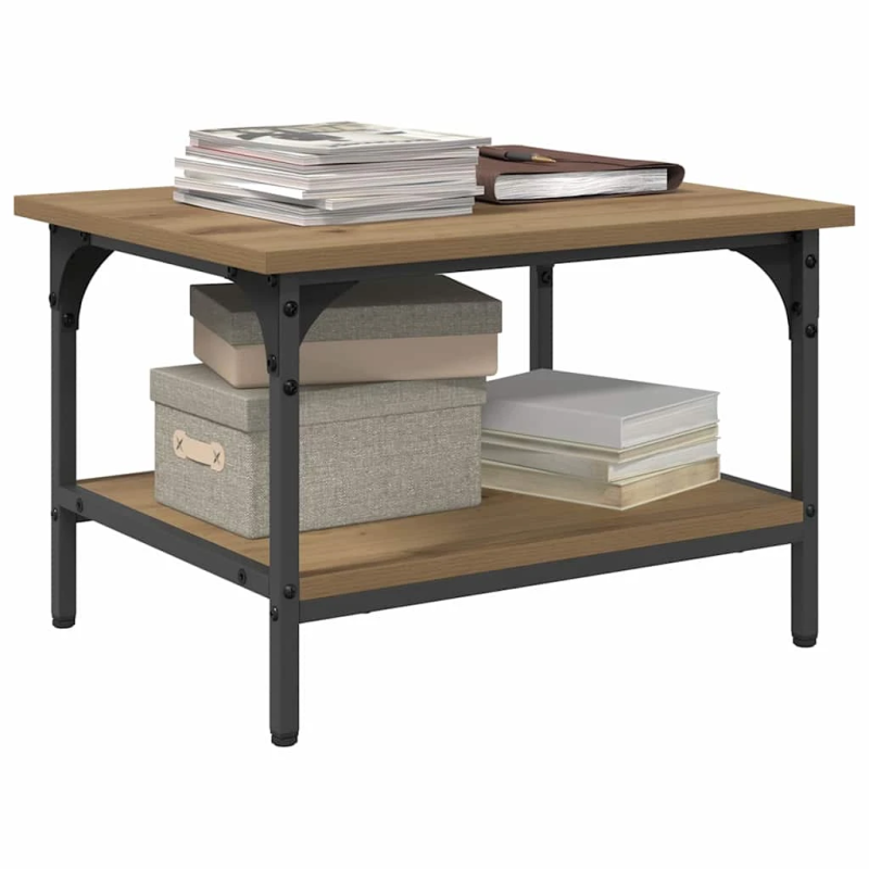 vidaXL Printera statīvs Artisānā ozols 50 x 40 x 38 cm