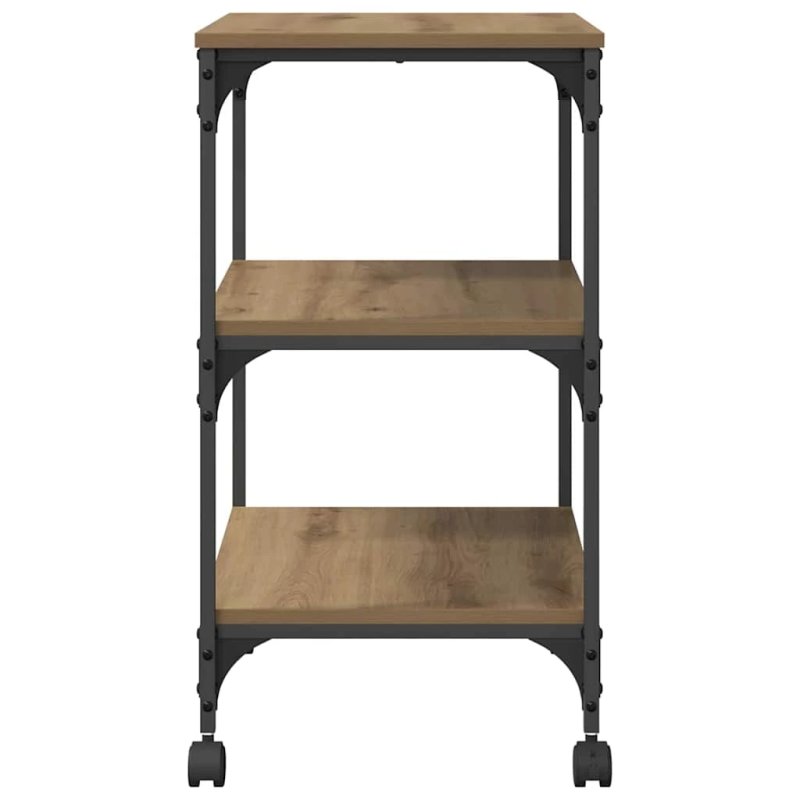 vidaXL Printera statīvs Artisānā ozols 50 x 41 x 75 cm