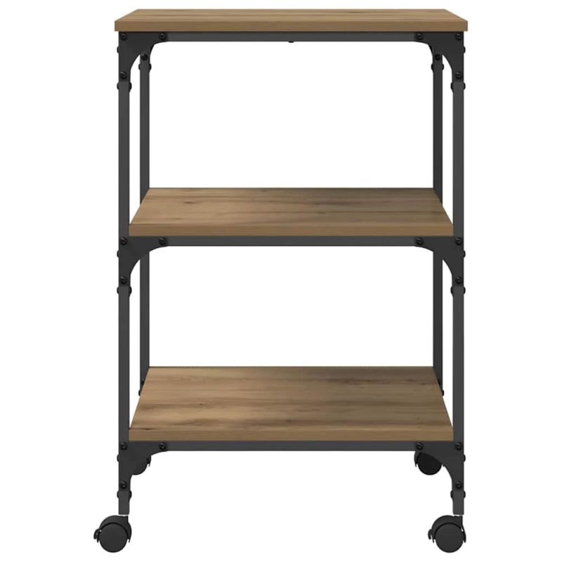 vidaXL Printera statīvs Artisānā ozols 50 x 41 x 75 cm