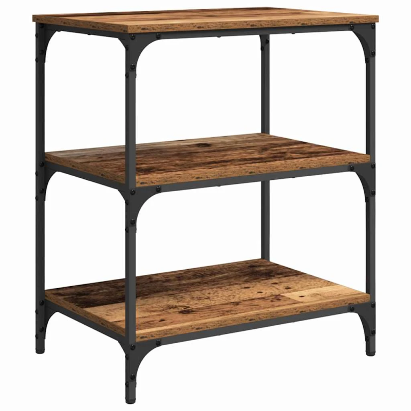 vidaXL Virtuves ratiņš Vecs koks 60 x 41 x 76 cm Inženierijas koks