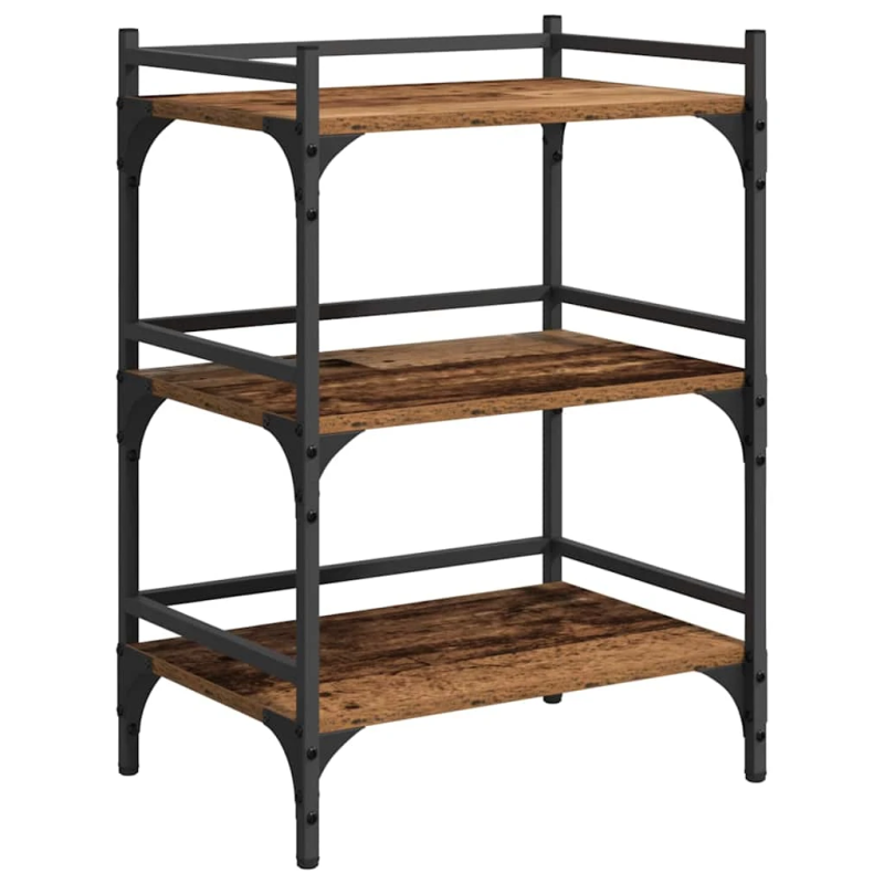 vidaXL Virtuves ratiņš Vecs koks 50 x 35 x 75.5 cm Inženierijas koks