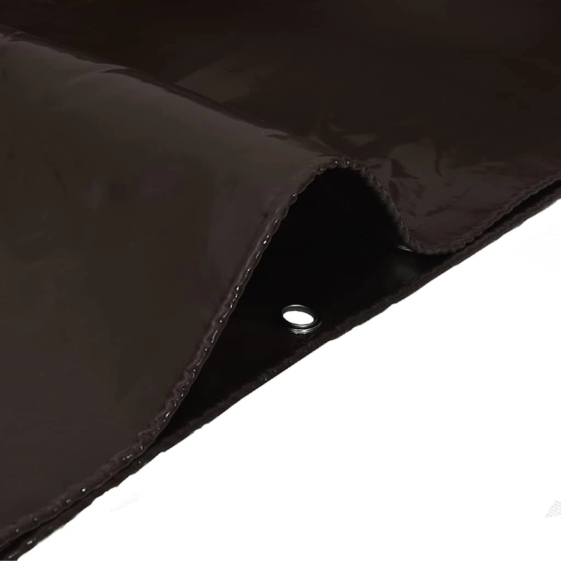 vidaXL Tarps 650g - m² Brūna 1,5 x 2,5 m Audekls ar PVC pārklājumu