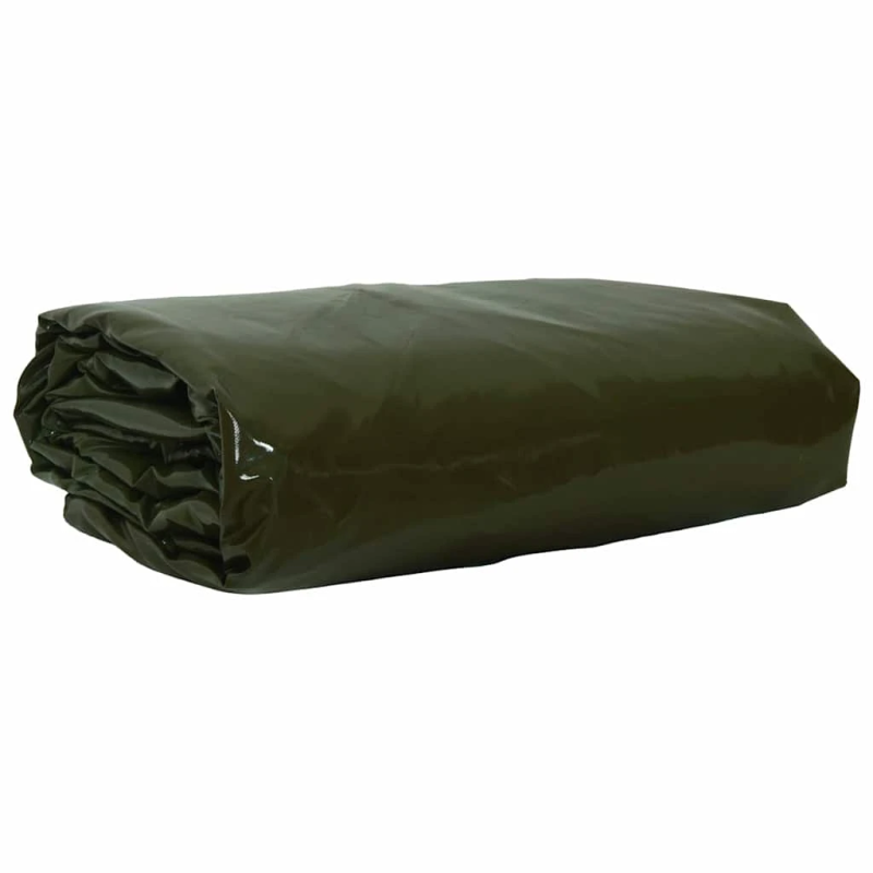 vidaXL Tarps 650g - m² Olīvu zaļš 2,5 x 3,5 m Audekls ar PVC pārklājumu