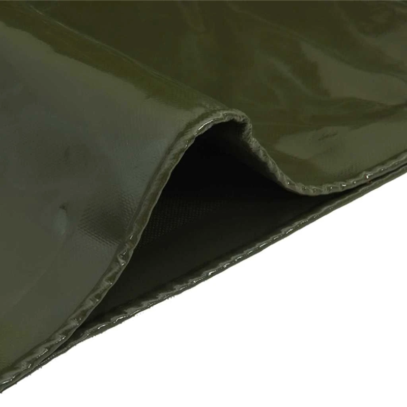 vidaXL Tarps 650g - m² Olīvu zaļš 2,5 x 3,5 m Audekls ar PVC pārklājumu