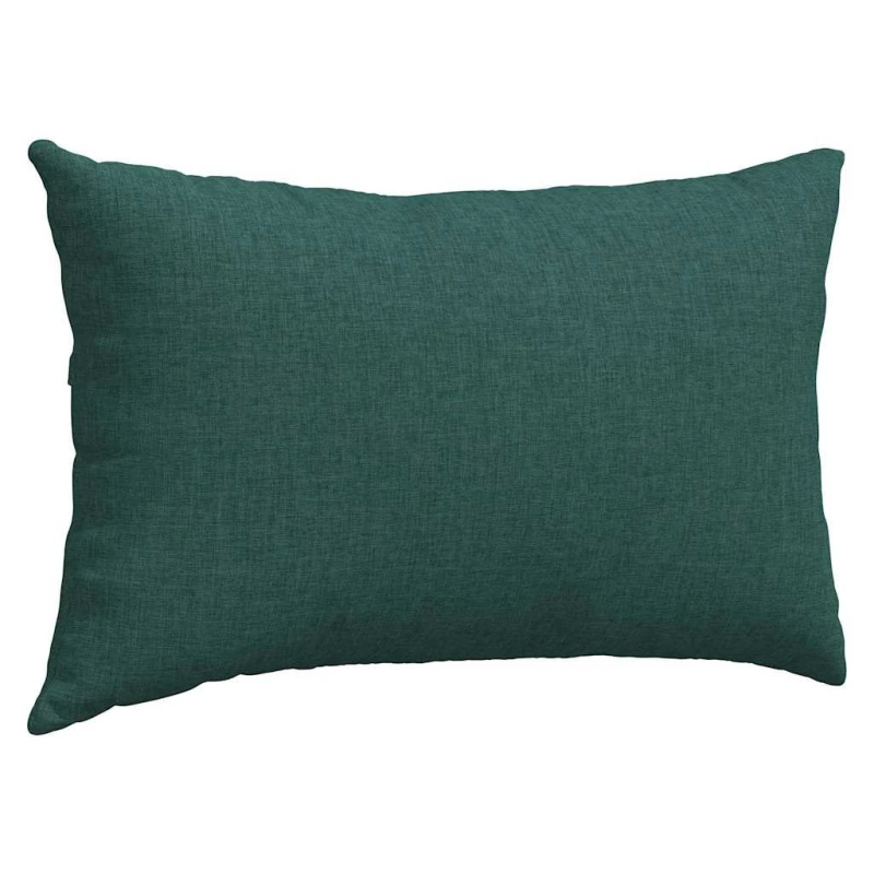 vidaXL Dīvāna spilveni 2 pcs Tumši zaļš 50 x 30 cm audums