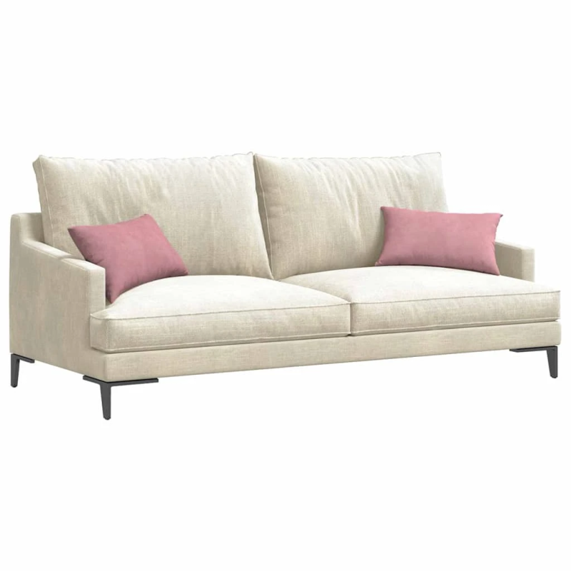 vidaXL Dīvāna spilveni 2 pcs Rozā 50 x 30 cm Korduroja audums