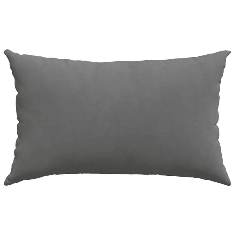 vidaXL Dīvāna spilveni 2 pcs Tumši pelēks 50 x 30 cm audums