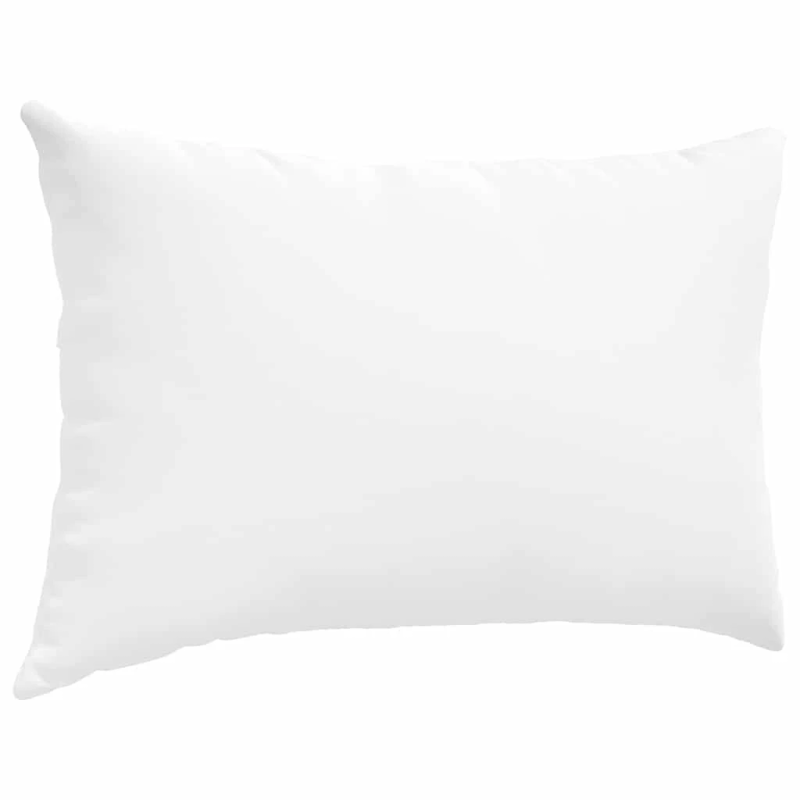 vidaXL Dīvāna spilveni 2 pcs Balts 60 x 40 cm audums