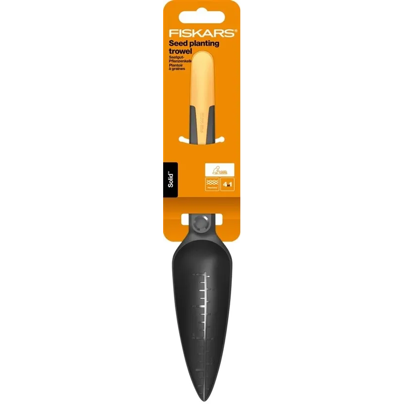 Посадочный инструмент Fiskars 1057641, 330 мм, пластик, черный цв.-oранжевый цв.