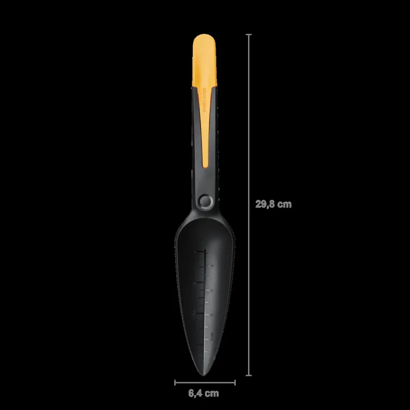 Посадочный инструмент Fiskars 1057641, 330 мм, пластик, черный цв.-oранжевый цв.