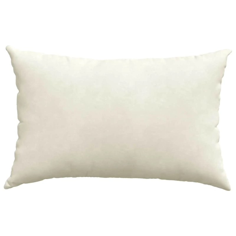 vidaXL Dīvāna spilveni 2 pcs Krēmkrāsa 60 x 40 cm Korduroja audums