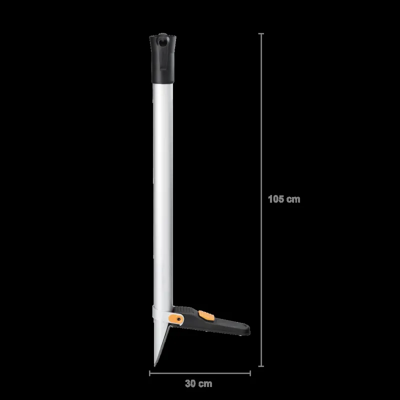 Stādīšanas instruments Fiskars 1057077, 310 mm, alumīnijs, melna krās.-oranža krās.-pelēka krās.