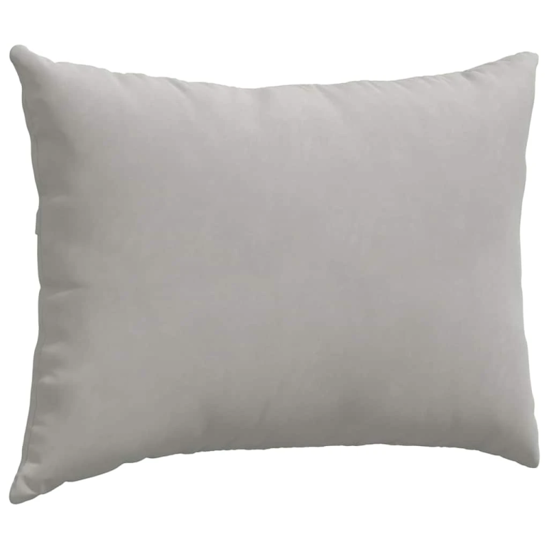 vidaXL Dīvāna spilveni 2 pcs Gaiši pelēks 70 x 50 cm audums