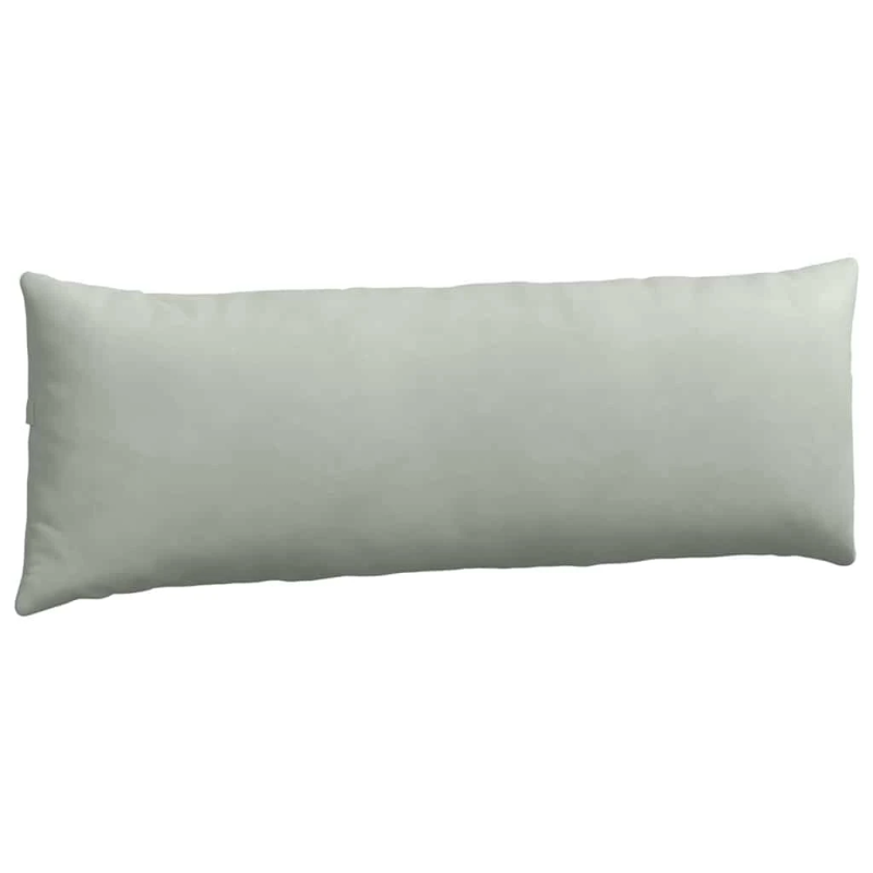 vidaXL Dīvāna spilveni 2 pcs Gaiši pelēks 120 x 40 cm Korduroja audums