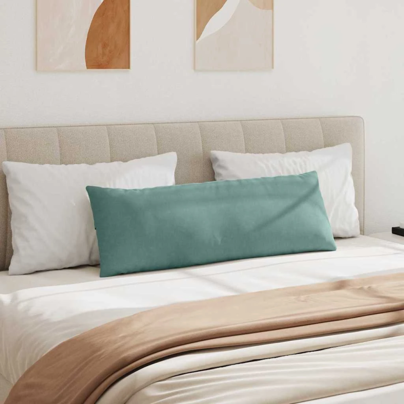 vidaXL Dīvāna spilveni 2 pcs Jūras zaļa 120 x 40 cm Korduroja audums