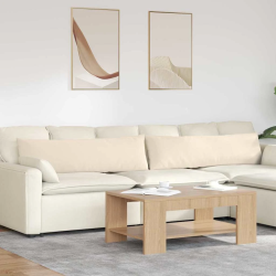 vidaXL Dīvāna spilveni 2 pcs Bēša 145 x 40 cm audums