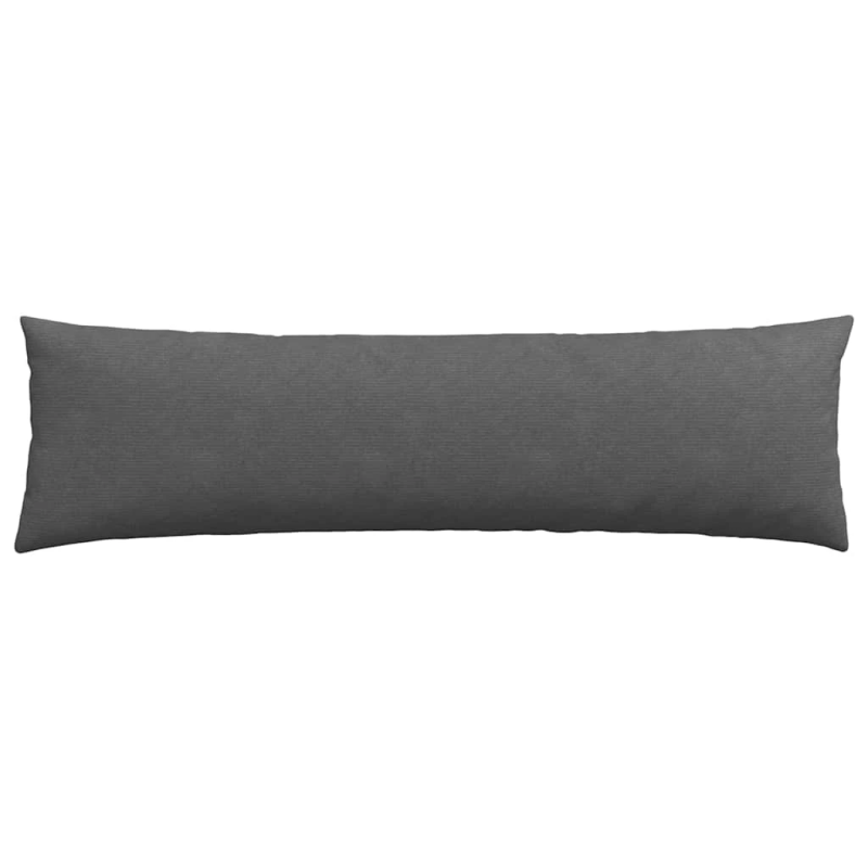vidaXL Dīvāna spilveni 2 pcs Tumši pelēks 145 x 40 cm Korduroja audums