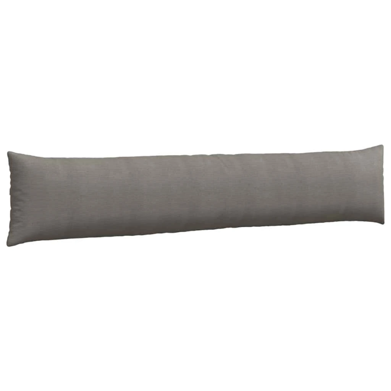 vidaXL Dīvāna spilveni 2 pcs Gaiši pelēks 200 x 40 cm Korduroja audums