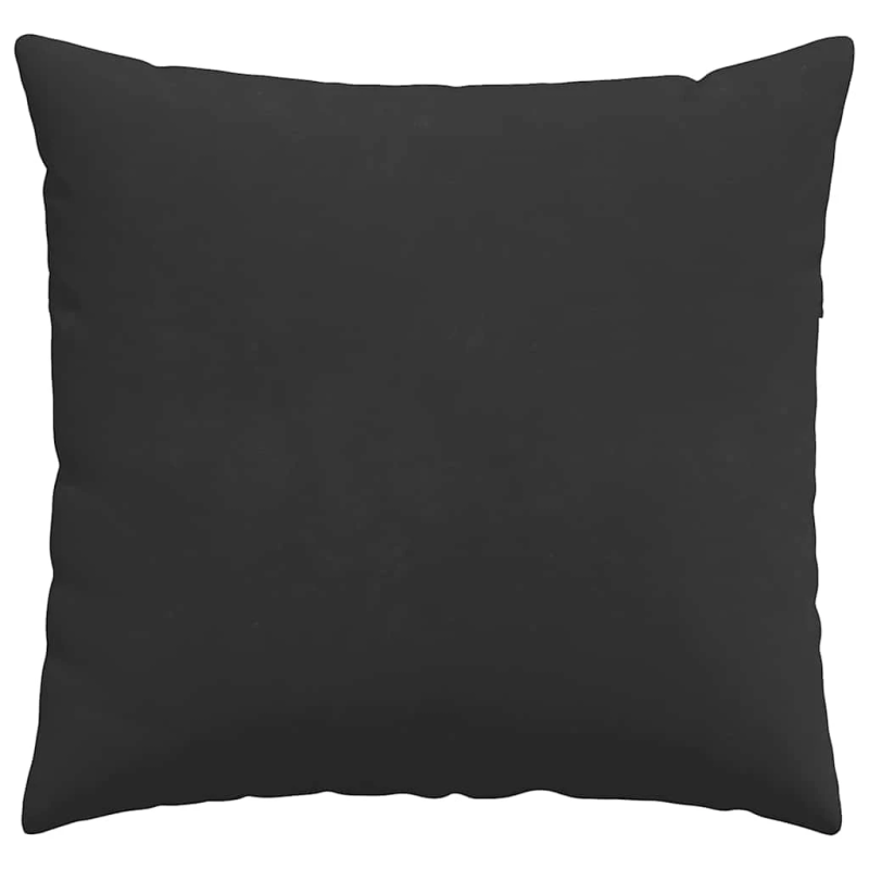 vidaXL Dīvāna spilveni 2 pcs Melna 45 x 45 cm audums