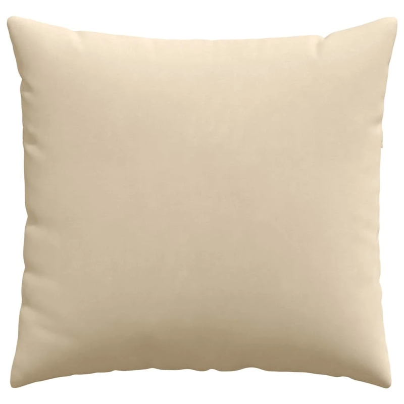 vidaXL Dīvāna spilveni 2 pcs Krēmkrāsa 50 x 50 cm audums