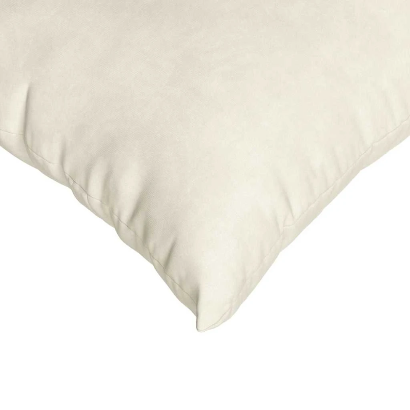 vidaXL Dīvāna spilveni 2 pcs Krēmkrāsa 60 x 60 cm Korduroja audums