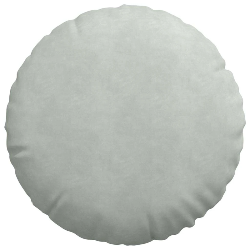 vidaXL Sēdvietas spilventiņi 2 pcs Gaiši pelēks DIA 40 x 13 cm Samts