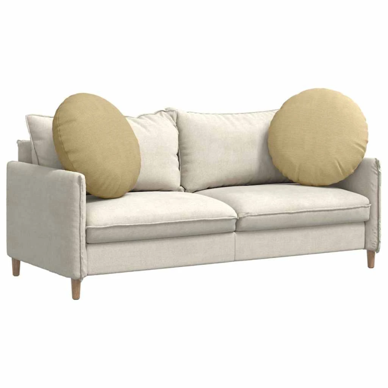 vidaXL Sēdvietas spilventiņi 2 pcs Pelēki zaļa DIA 80 cm