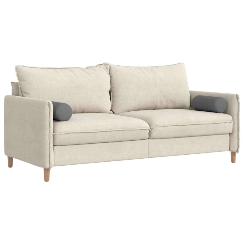 vidaXL Spilveni 2 pcs Tumši pelēks DIA 15 x 40 cm audums