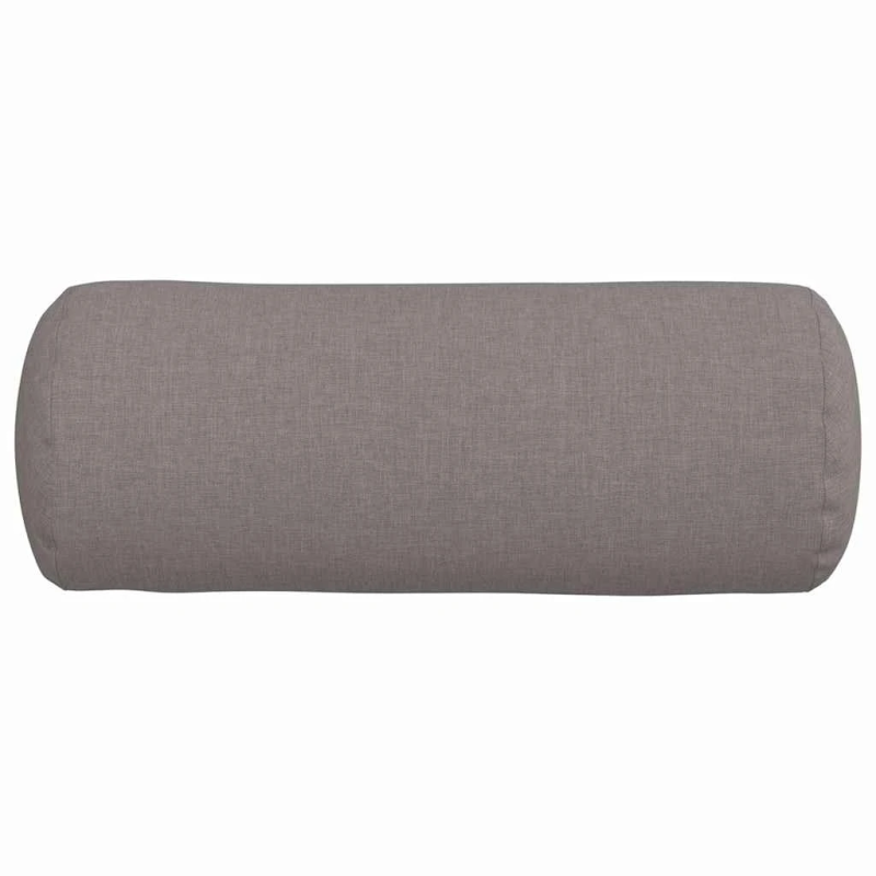 vidaXL Spilveni 2 pcs Pelēkbrūna DIA 15 x 40 cm audums