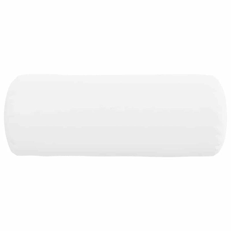 vidaXL Spilveni 2 pcs Balts DIA 15 x 40 cm audums