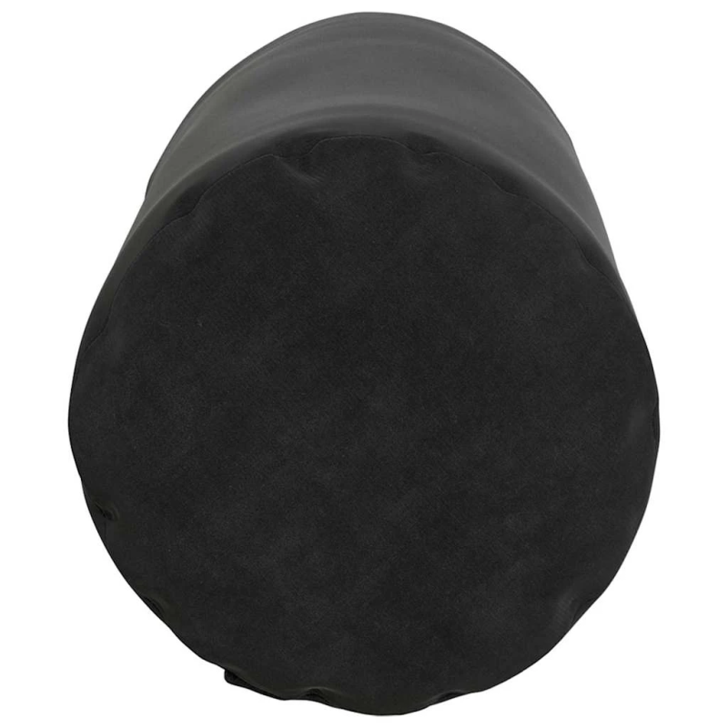 vidaXL Spilveni 2 pcs Melna DIA 15 x 40 cm Korduroja audums