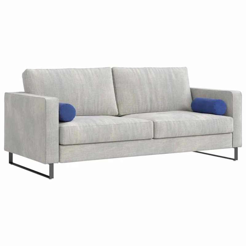 vidaXL Spilveni 2 pcs Policijas zila DIA 15 x 40 cm Korduroja audums