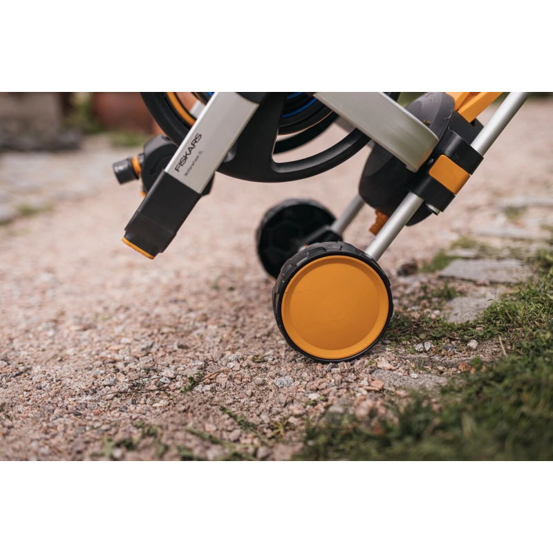 Fiskars Waterwheel XL ar riteņiem, 20 m ,1-2", šļūtenes komplekts ,1062256,