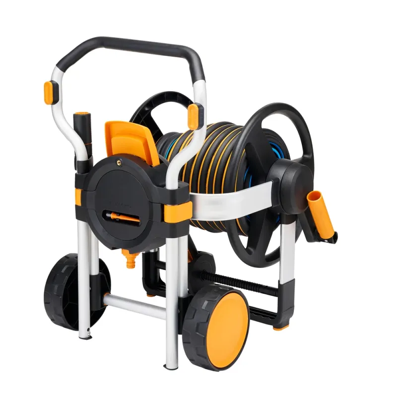 Fiskars Waterwheel XL with Wheels, 20 m ,1-2, Hose Set ,1062256,