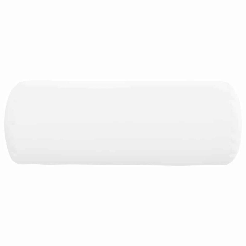 vidaXL Spilveni 2 pcs Balts DIA 25 x 70 cm audums