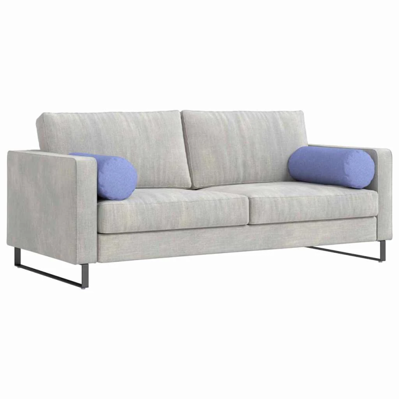 vidaXL Spilveni 2 pcs Džinsu zils DIA 25 x 70 cm audums