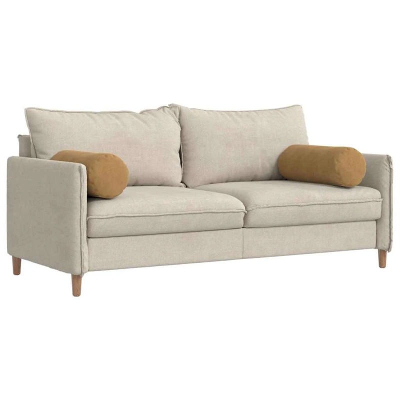 vidaXL Spilveni 2 pcs Brūna DIA 25 x 70 cm Korduroja audums