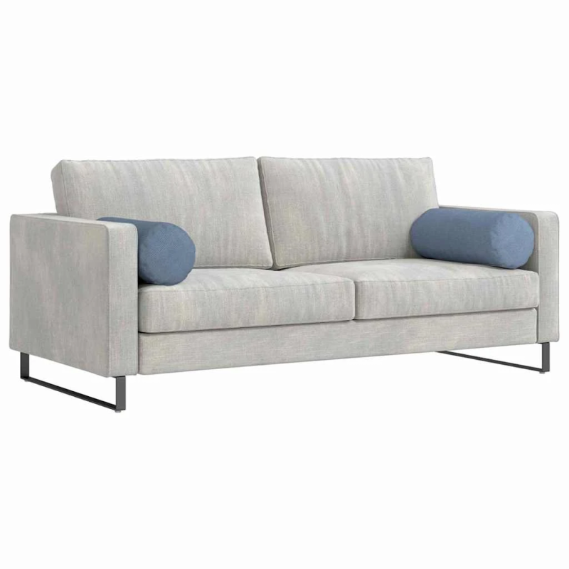 vidaXL Spilveni 2 pcs Zila DIA 25 x 70 cm Korduroja audums