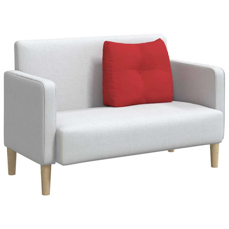 vidaXL Atpakaļ spilvens Sarkana 60 x 24 x 50 cm audums