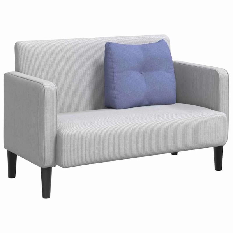 vidaXL Atpakaļ spilvens Džinsu zils 60 x 24 x 50 cm audums