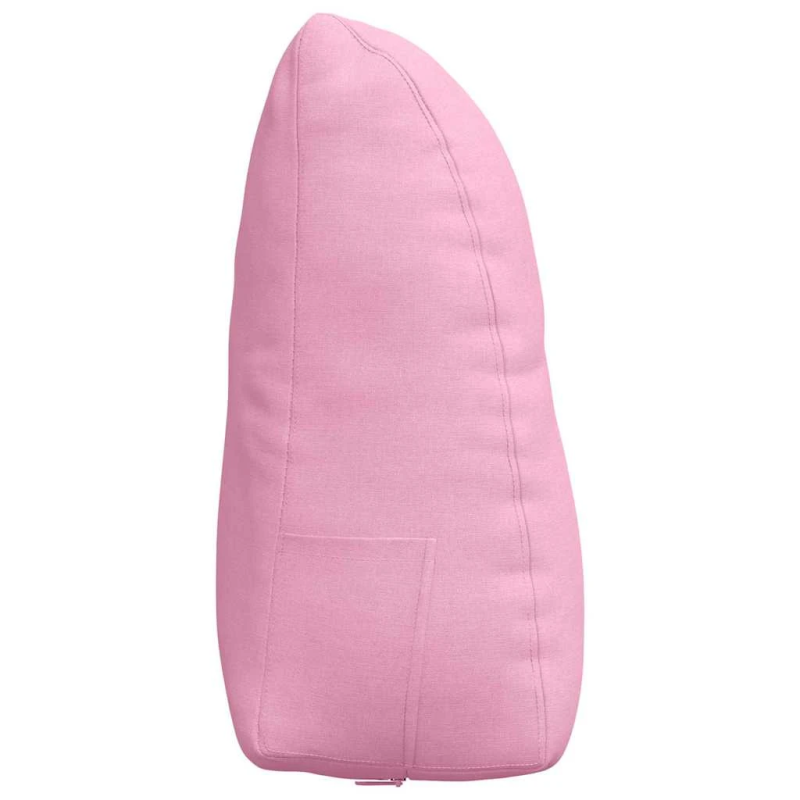 vidaXL Atpakaļ spilvens Rozā 60 x 24 x 50 cm audums