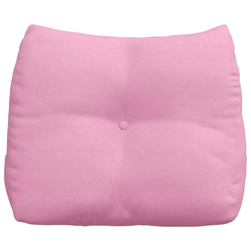 vidaXL Atpakaļ spilvens Rozā 60 x 24 x 50 cm audums